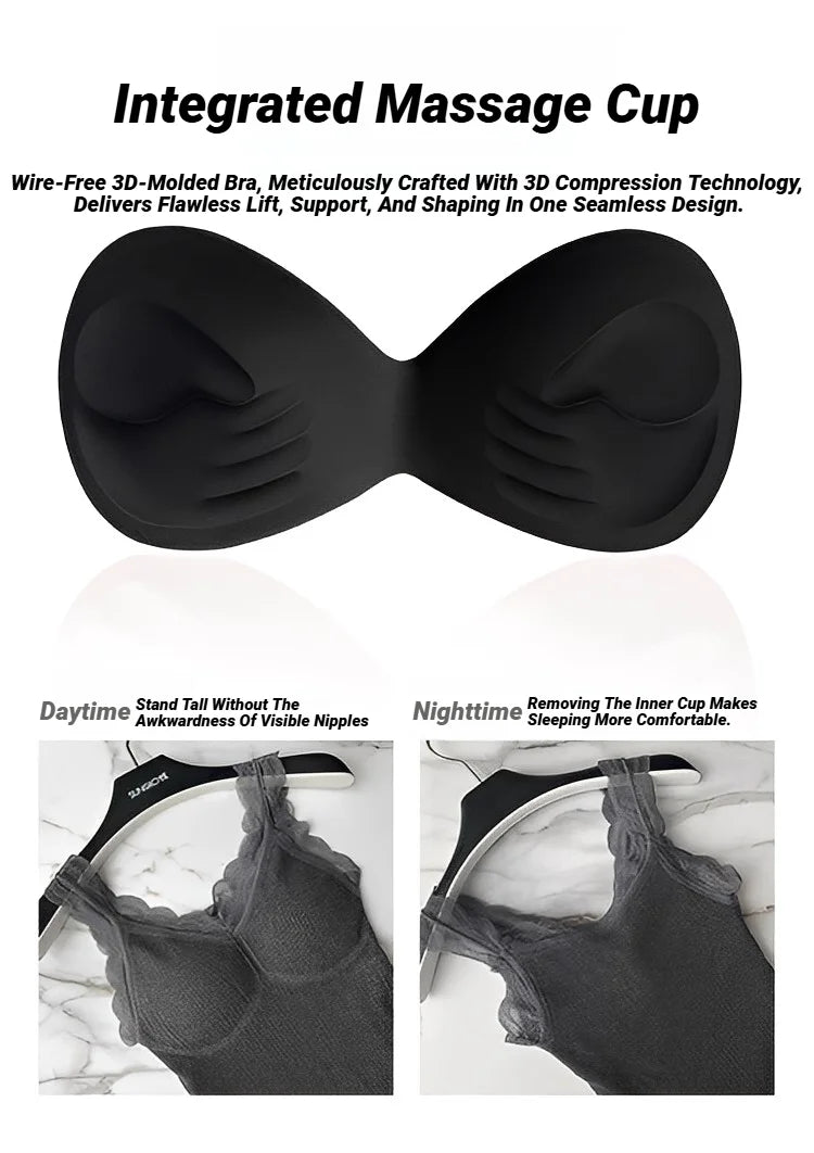 Thermo Thick Slimming Undershirt Thermal Underwear Inner Vest For Women Warm Winter Sexy Lace Sleeveless Tank Tops Padded Bra