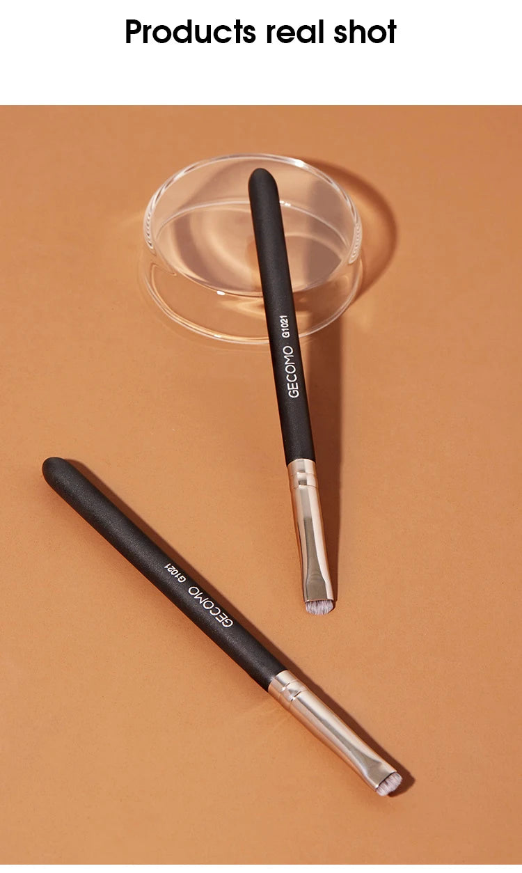 Eyeliner brush eyebrow brush do not eat powder easy overhand blade flat head brush circular arc brush eye repair makeup brush