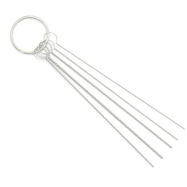 Carburetor Cleaning Tool Carbon Dirt Jet Remove Brushes Needles for Car Motorcycle Moped Scooter ATV Carb Jets Wire Cleaner Kits