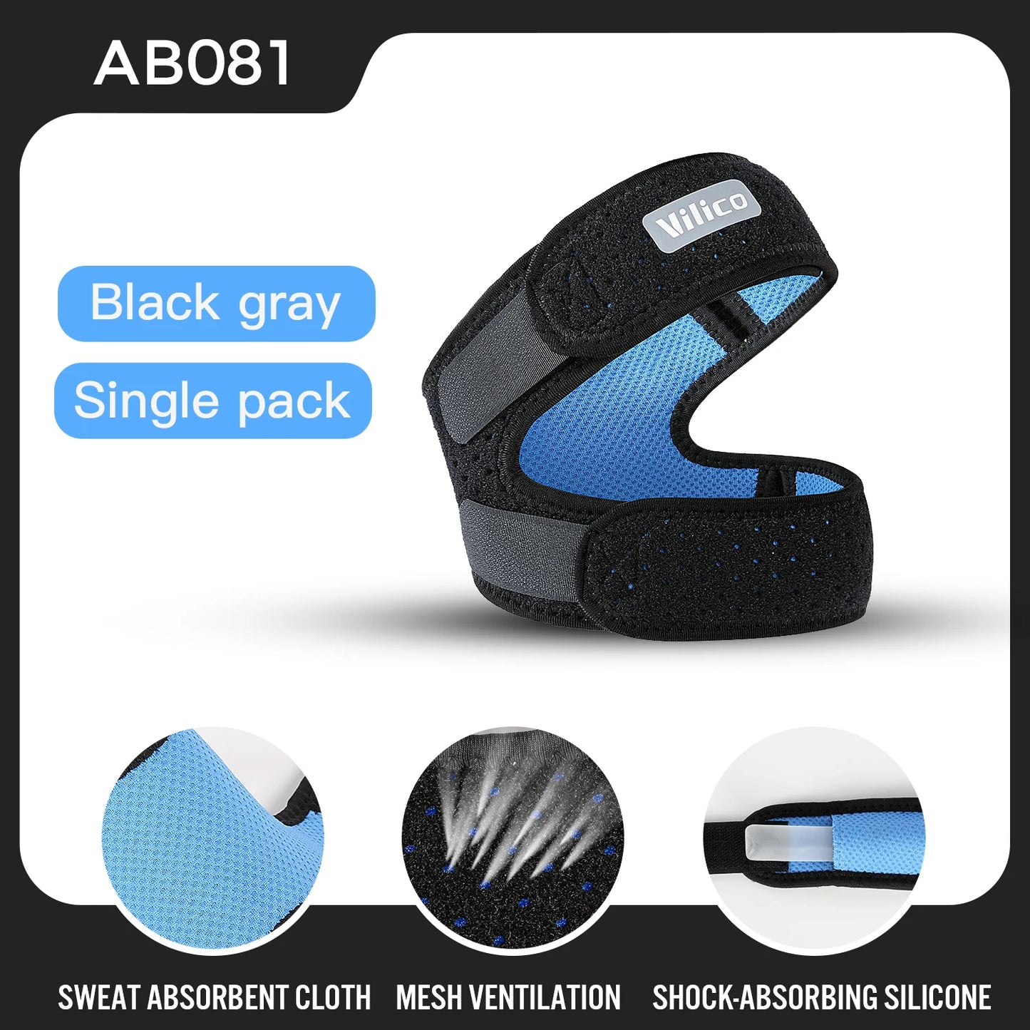 1Pcs Band Strap,Adjustable Iliotibial, Knee,Thigh, Hip & ITB Syndrome Compression Wrap Support,Breathable Patellar Tendonitis
