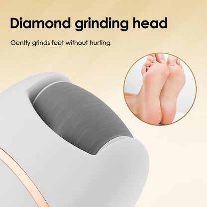 Electric Foot Grinder USB Charge Foot Callus Remover Pedicure Tools Foot File Feet Care Dead Heel Cracked Dead Skin Scrubber