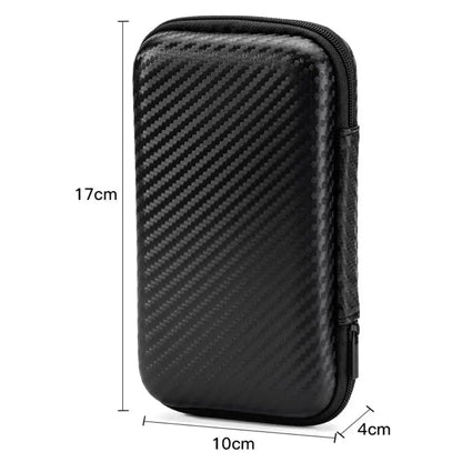 Portable EVA Phone Charger Shaver Zipper Bag Protection Case Hard Disk Data Cable Headphone Storage Pocket Pouch