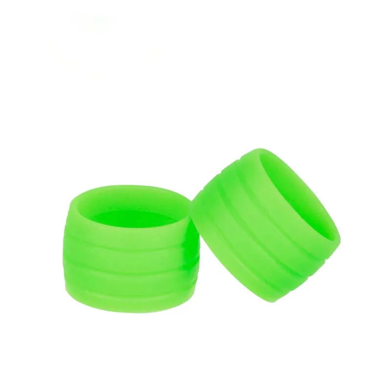 2pcs Road Bicycle Handlebar Strap Tape Fixing Silicone Ring Anti-Slip Rubber Sleeve Loops High Elastic Handlebar Tape Fixed Ring