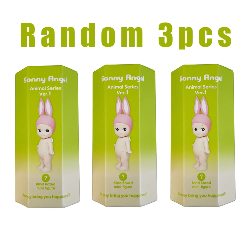Sonny Angel Blind Box Toys Animal Series Ver.1 Anime Mini Action Figure Cute Doll Ornaments Collection Birthday Christmas Gifts