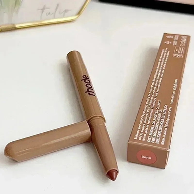 Peptide Lip Shape Pen Lip Liner Long Lasting Lip Tint Pencil Pen Lipstick Rouge Storage Bag Acne Patch Skincare Makeup