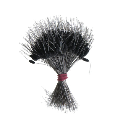 300Pcs Silicone Space Bean Oval Stopper Bobber Profession Fishing Float Resistance Anti-Strand Fish Line Fishing Gear