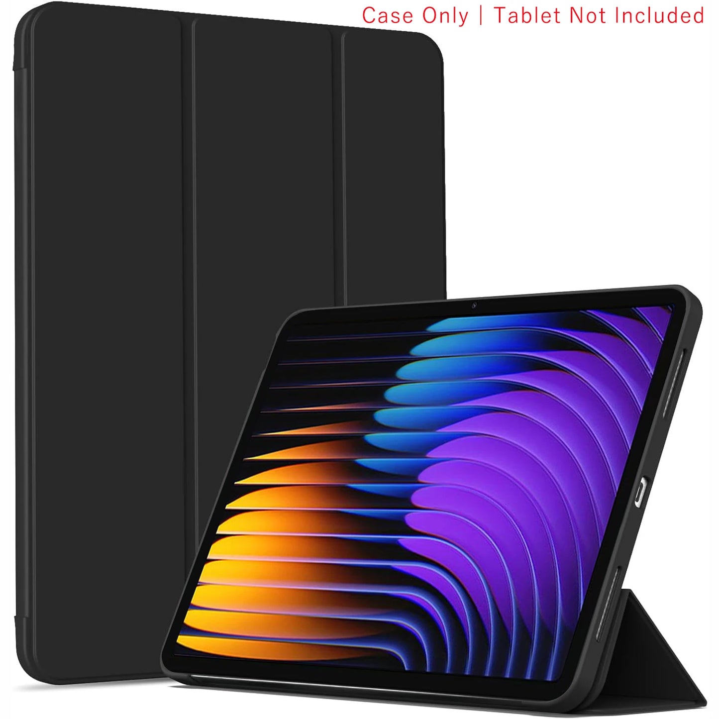 Tri-fold Flip Case For Xiaomi Pad 7/Pad 7 Pro 11.2 inch 2024 Magnetic Stand PU Leather Protective Cover Auto Sleep/Wake up