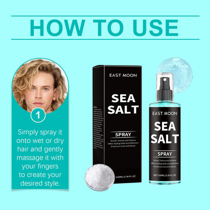 Sea Salt Hair Styling Spray Improving Thickening Strong Holding Non Greasy Fluffy Volumizing Reducing Sticky Hair Nourishing Oil