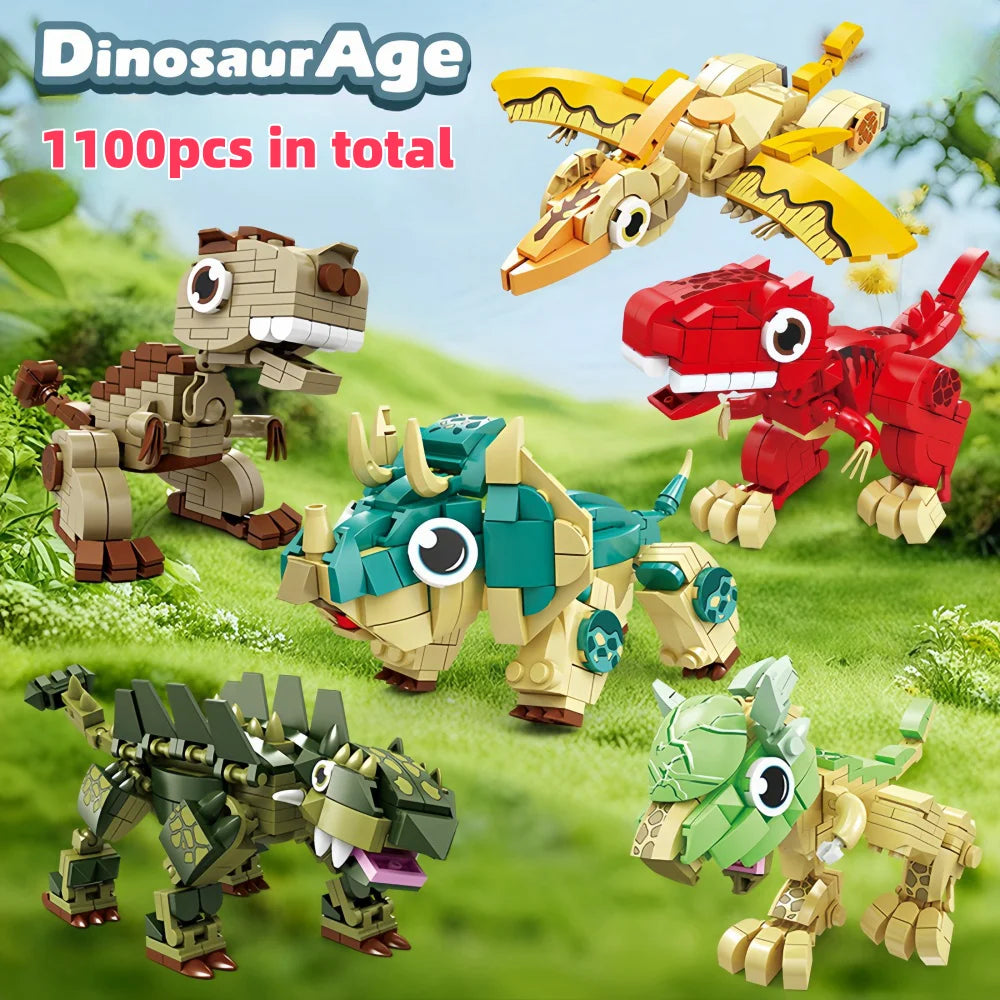 Tyrannosaurus Rex or Velocira Dinosaur Models Micro Mini Building Blocks for Adult Puzzle Toys Perfect Gifts Desktop Decoration