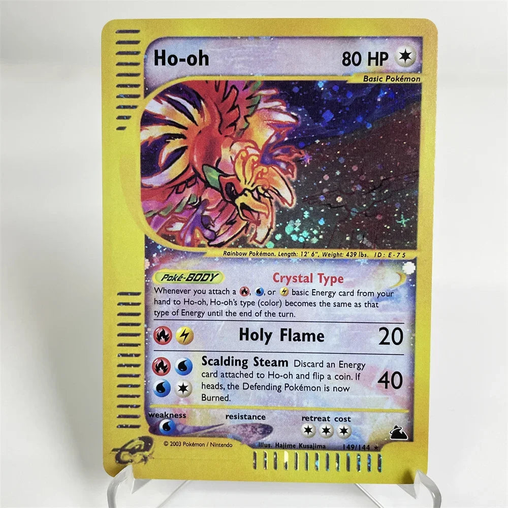 Holographic PKM Collection Cards PTCG Proxy Card Blue Core Paper Card Kids PKM Charizard/Dragonite/Umbreon