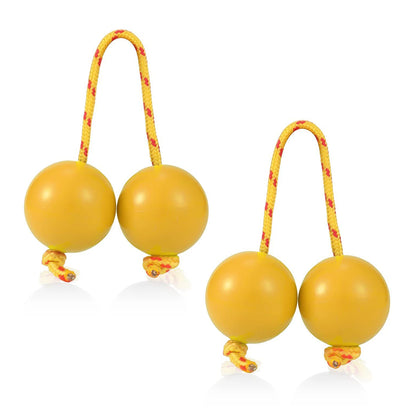2pcs Kashaka Rhythmic Balls,Portable Kashaka Rhythmic Shaker,Single Hand Percussion Instruments,For Kid Adults Beginners