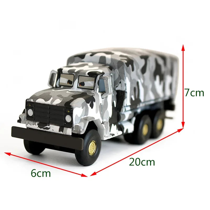 Disneyalloydie-castDisney Pixar car Bigfoot ice cream bar tall car glasses McQueen truck toy car model toy car gift for children