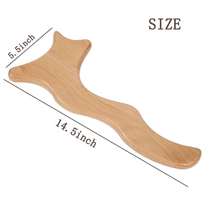 Wood Therapy, Lymphatic Drainage Tool, Lymphatic Paddle, Maderoterapia Colombiana, Wooden Gua Sha, Wood Therapy Massage Tools