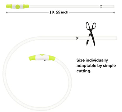 USB Charging Necklace Led Luminous Dog Collar Light , Flashing DIY Glowing Safety Anti Lost Cat Dogs Collar Accessories Supplies