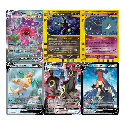 Holographic PKM Collection Cards PTCG Proxy Card Blue Core Paper Card Kids PKM Charizard/Dragonite/Umbreon