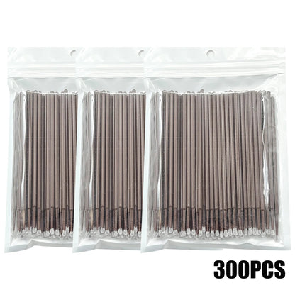 300/2000pcs Cotton Swabs MicroBrush Eyelash Extension Brushes For Makeup Nail Art Individua Applicator Lash Clean Removing Tool