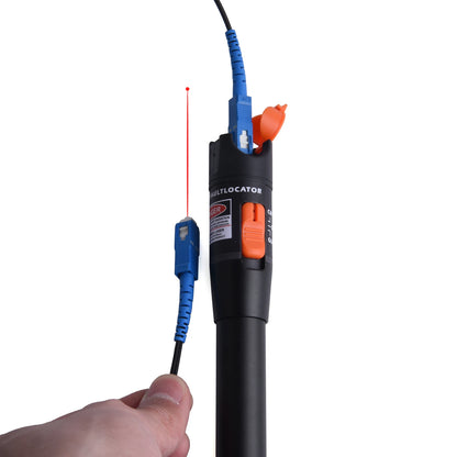 1PCS Fiber Optic Tester Tool 5MW/10MW/15MW/20MW/30MW/50MW/60MW FTTH Optic Laser Pen SC/FC/ST Adjustable Red Light Power Meter