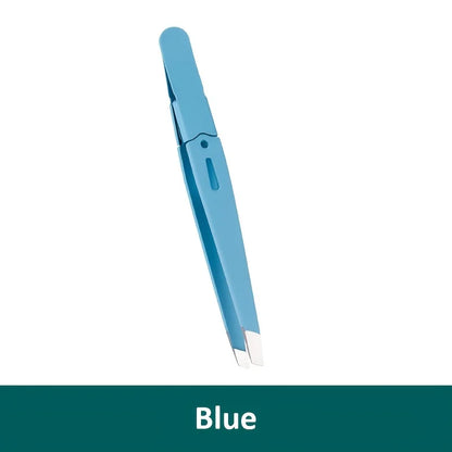 Eyebrow Tweezer Colorful Hair Beauty Fine Hairs Puller Stainless Steel Slanted Eye Brow Clips Removal Makeup Tools
