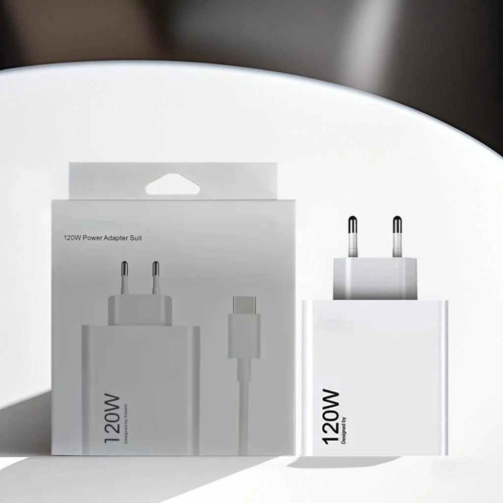 120W Super Fast Charger Turbo Hyper Charge Adapter for Mi 15/14/13/11T Ultra Pro Redmi 12C Note 11-14 POCO F6/F7/X7 Pro