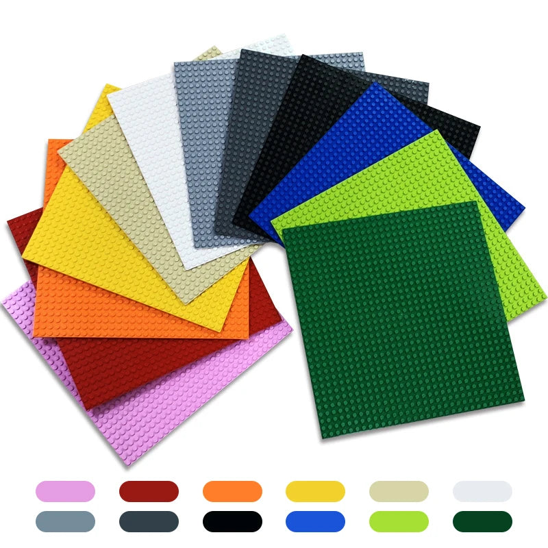Single Double Sided Classic Base Plates Blocks Plates  32x32 16x16 16x32 Dots DIY Simulated scene Building block base Toy