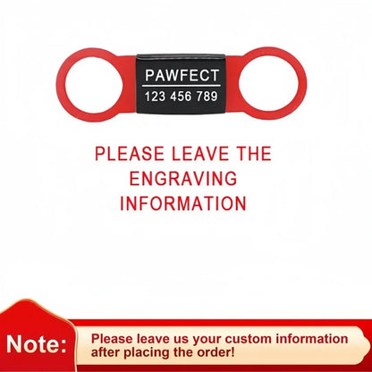 Custom Cat Dog ID Personalized Pet Collar Tag Engraving Charm Name Pendant Bne Necklace Puppy Key Ring Pet Accessories