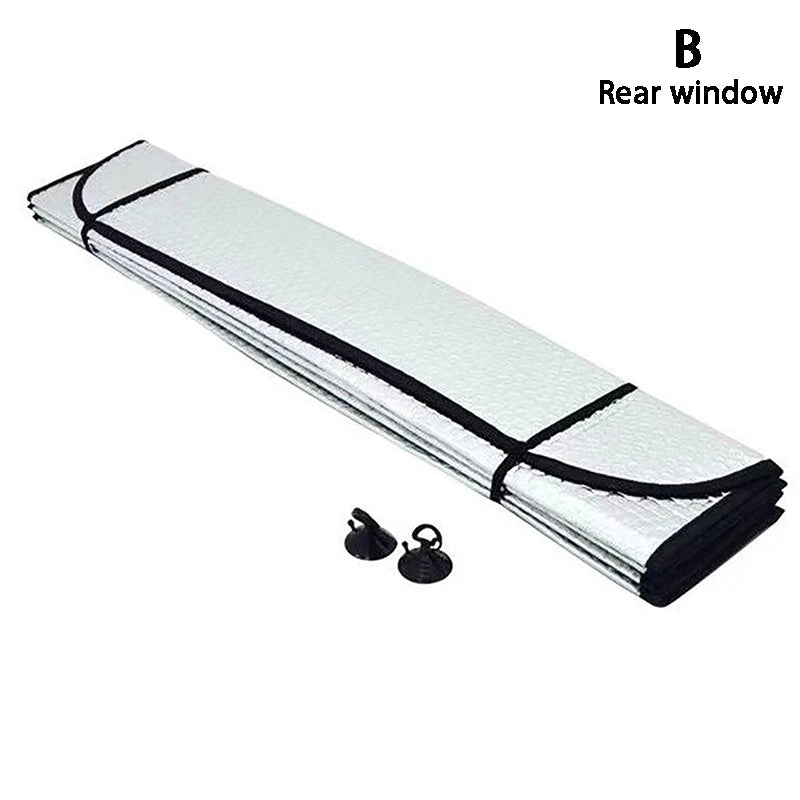 Car Front Window Sunshade UV Protection Shade Sun Protector Windshield Visor Cover Auto Curtain Sunshade Access（folded shipping）