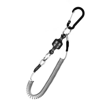 Magnetic fishing anti-loss rope carp fishing tools accessories Outdoor fishing goods quick-release strongagnetic portable buckle