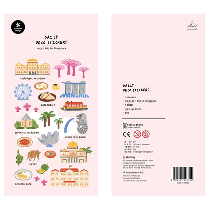 Korean Import Original Suatelier Collection Kawaii Daily Stickers Scrapbooking Diy Journal Stationery Sticker Deco Art Supplies