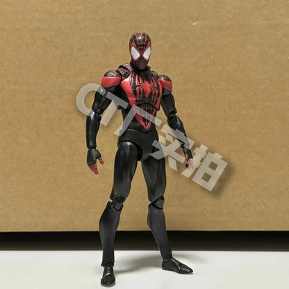 CT Toys 092 Figure 2099 Spider Man Across The Spider-verse Miles Morales SHF Action Figure Model Figurine Collection Toys Gifts