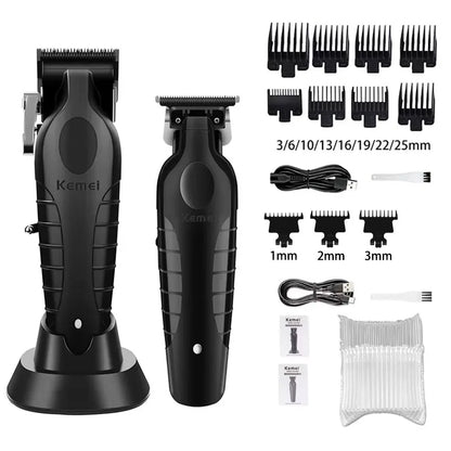 Kemei KM-2296 KM-2299 KM-1102 Professional Hair Clipper Kit Electric Shaver Male Hair Cutting Machine Men’s Cordless Trimmer
