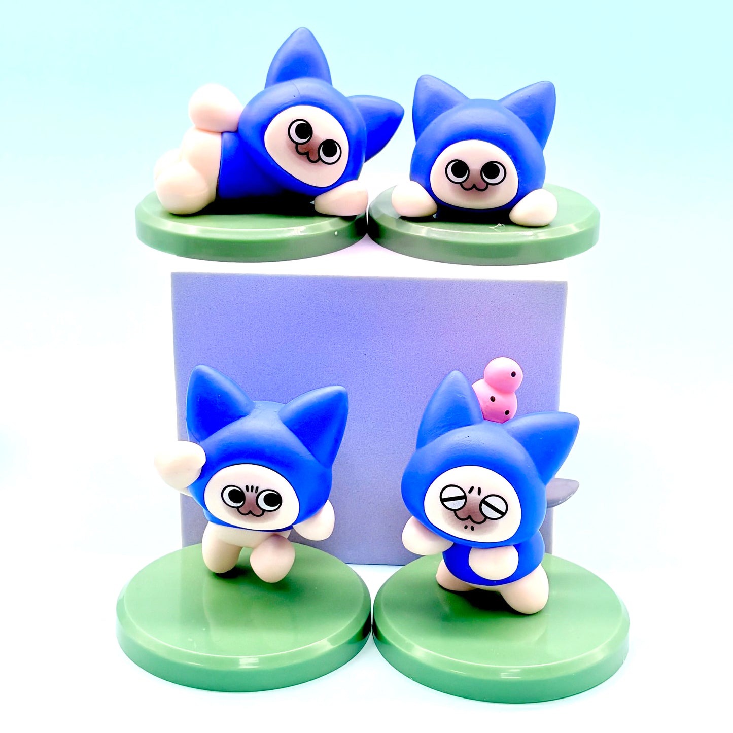 Monster Hunter Series Pet Cat Palico mascot Q version Figure Toys Desktop Collect Decoration game Peripheral Birthday Gifts