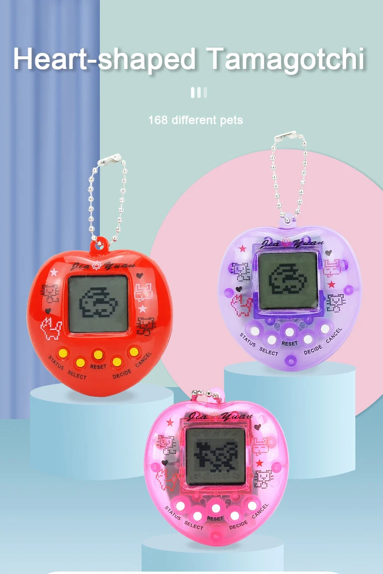Kids Electronic Pets Game Tamagotchi Handheld Game Console Toy in Russian Original German Spanish Polish Virtual Digital Pet Toy