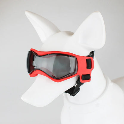 Dog Sunglasses Soft Adjustable UV Protection Pet Goggles Easy Wear Puppy Glasses For Small Medium Breed Outdoor Riding Driving