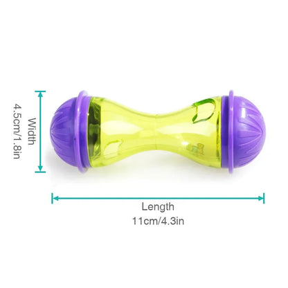 Pet Cat Fun Bowl Feeding Toys Dog Tumbler Feeder Puppy Kitten Shaking Leakage Food Ball Container Exercise Training Leakage Toys