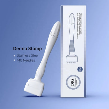 new adjustable derma stamp  microneedle microneedling 140 pins skin care beard growth scalp hair