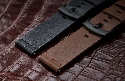 20mm 22mm Watch band Quick release Leather Strap for Samsung Galaxy Watch 3 Active2 40 44mm huawei watch gt 2 WatchBand 18 24mm