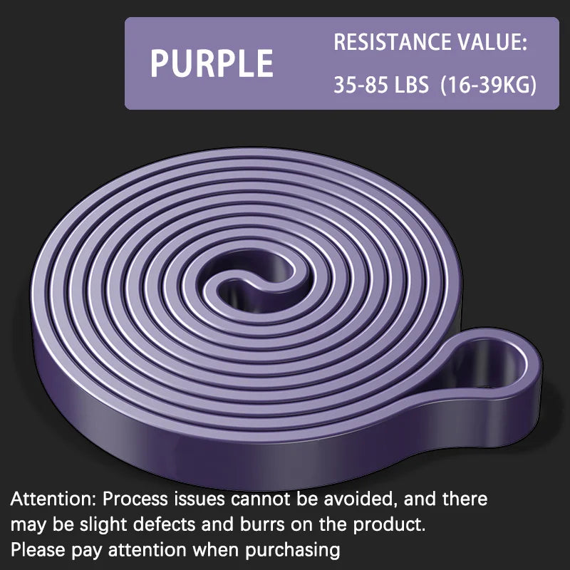 175-250LBS Yoga Multi-Purpose Thickened Heavy-Duty Elastic Band Fitness Training Resistance Stretching Band Thick Circle