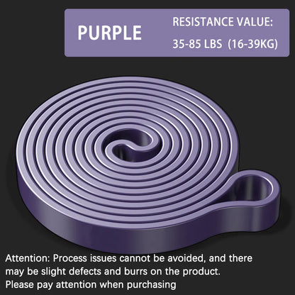 175-250LBS Yoga Multi-Purpose Thickened Heavy-Duty Elastic Band Fitness Training Resistance Stretching Band Thick Circle