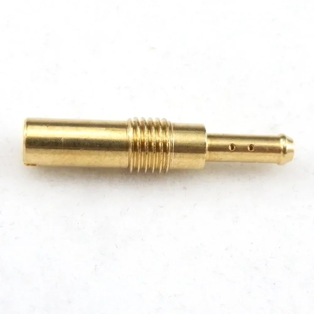 New Carburetter Pilot Jet Slow Jet 28mm In Length with a 5mm Round Head for Motorcycle Keihin Carb Carburetor Size 25-50