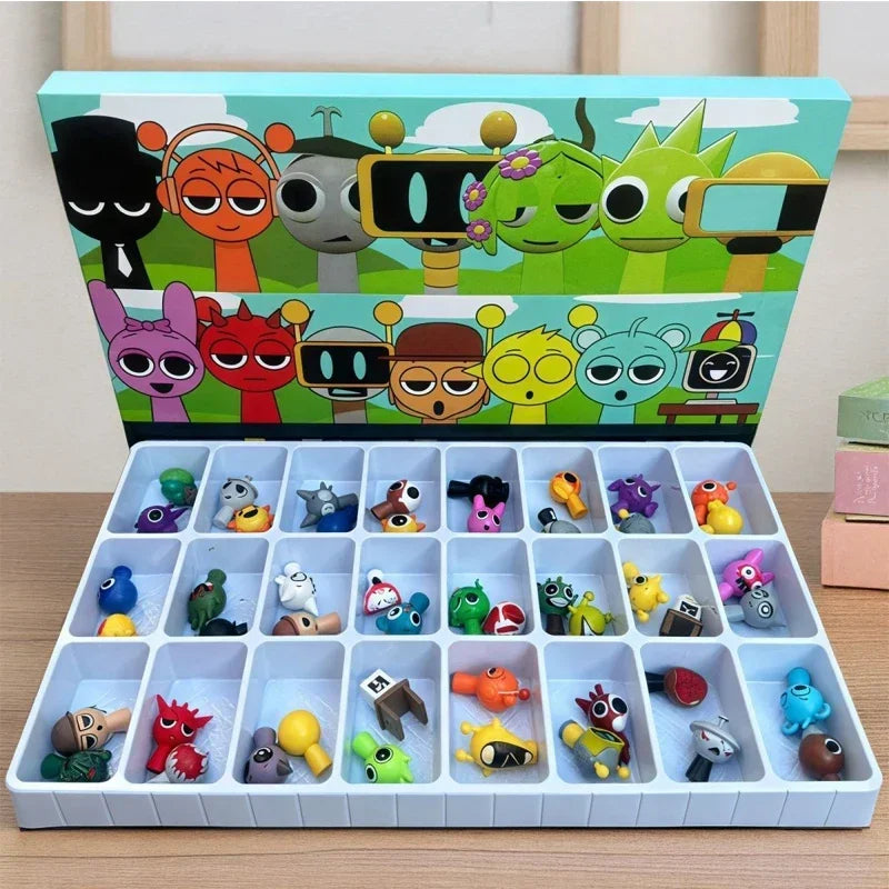 2025 new 24pcs/48pcs Sprunki Figures Mode Toys Sprunki Incredi box Anime Action Figures Sprunki Game Cartoon