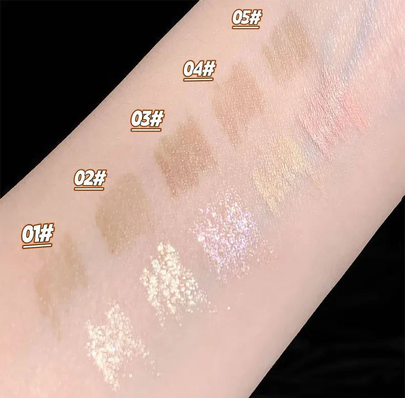 Double head lying Silkworm Pen matte Pearlescent Fine Flash Brightening Shadow Pen Outline pen under eyelid to pen