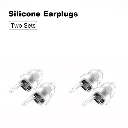 HUAK High Fidelity Silicone Ear Plugs for Noise Cancelling Washable Reusable Musicians Motorcycles Sleeping Work, Study, Swim