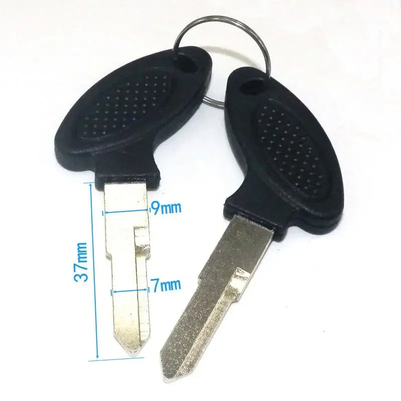 6pcs Key Blank Left Right Blade Keys for Motorcycle Scooter Moped ATV GY6 KYMCO