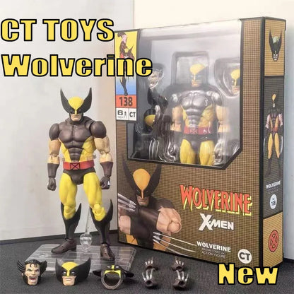 Ct Toys Wolverine Deadpool Anime Figure Mafex 138 Deadpool 3 Movie Action Figure Figurine Model Statue Collection Toys Gifts