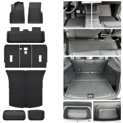 for Tesla Model Y Juniper 2025 2026 Car Floor Mats Cargo Liner Trunk Mats Backrest Kick Pads Protection Car Interior Accessories