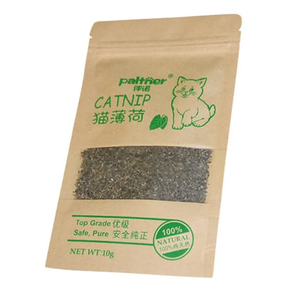 Natural Premium Catnip Cattle Grass Interactive Cat Non-toxic 10g Menthol Flavor Funny Cat Supplies Keep Pet Health Cat Toy