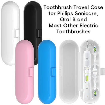 Electric Toothbrush Travel Case, Portable Toothbrush Protective Storage Box Compatible with Oral B & Philips Electric Toothbrush