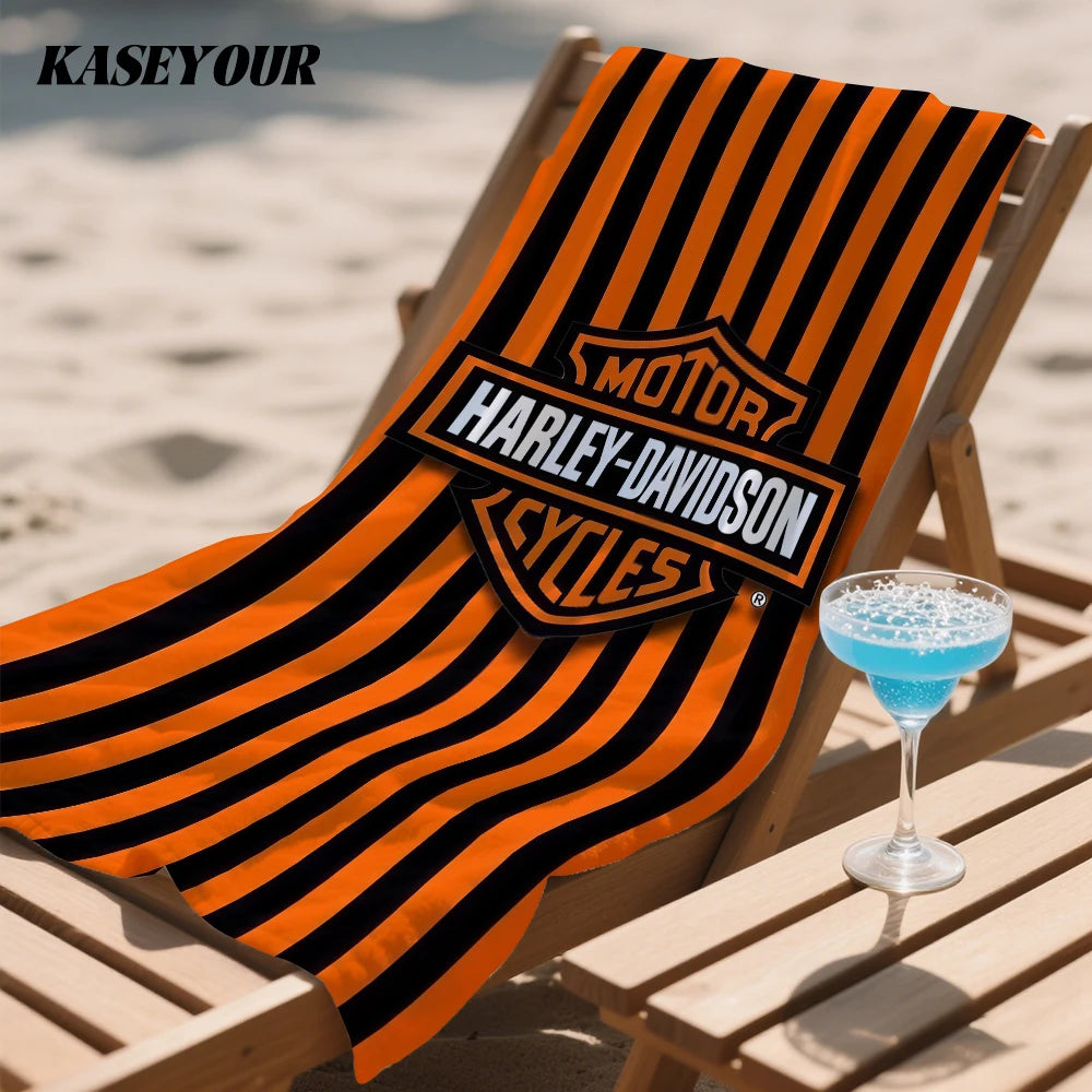 Luxury Redefined Harleys D-Davidson Quick Drying Bath Towel Microfiber beach towel light weight swimming camping yoga beach out