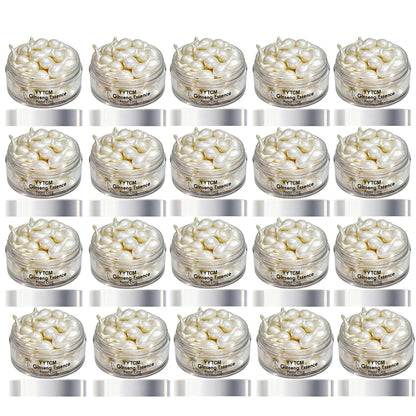 Ginseng Essence Capsules, Moisturizing and Firming Essence Serum, Contains Squalane, Niacinamide, Vitamin E, Retinol, Deep Hydration (0.34Gx30 Capsules)/Bottle-1 Bottle