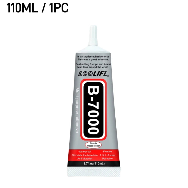 B7000 Glue Multi Purpose Adhesive Strong Clear Glue For Phone Screen Repair Jewelry Making DIY Crafts Metal Glass Plastic Wood